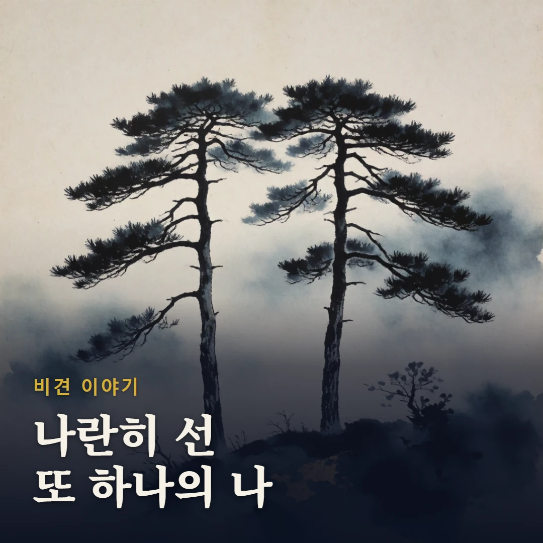 비견 이야기 표지 — 나란히 선 또 하나의 나