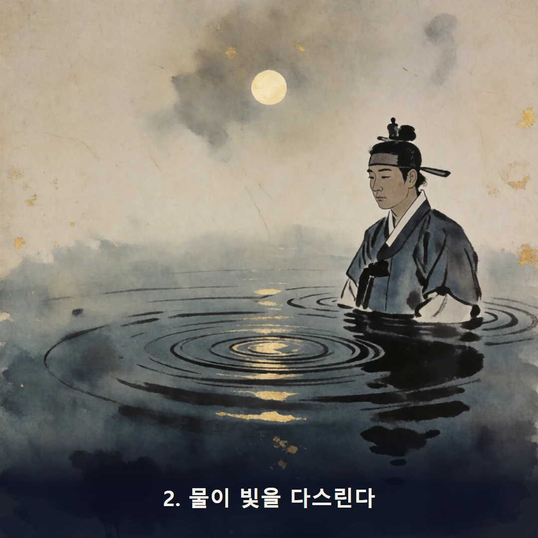 웹툰 2컷 — 2. 물이 빛을 다스린다