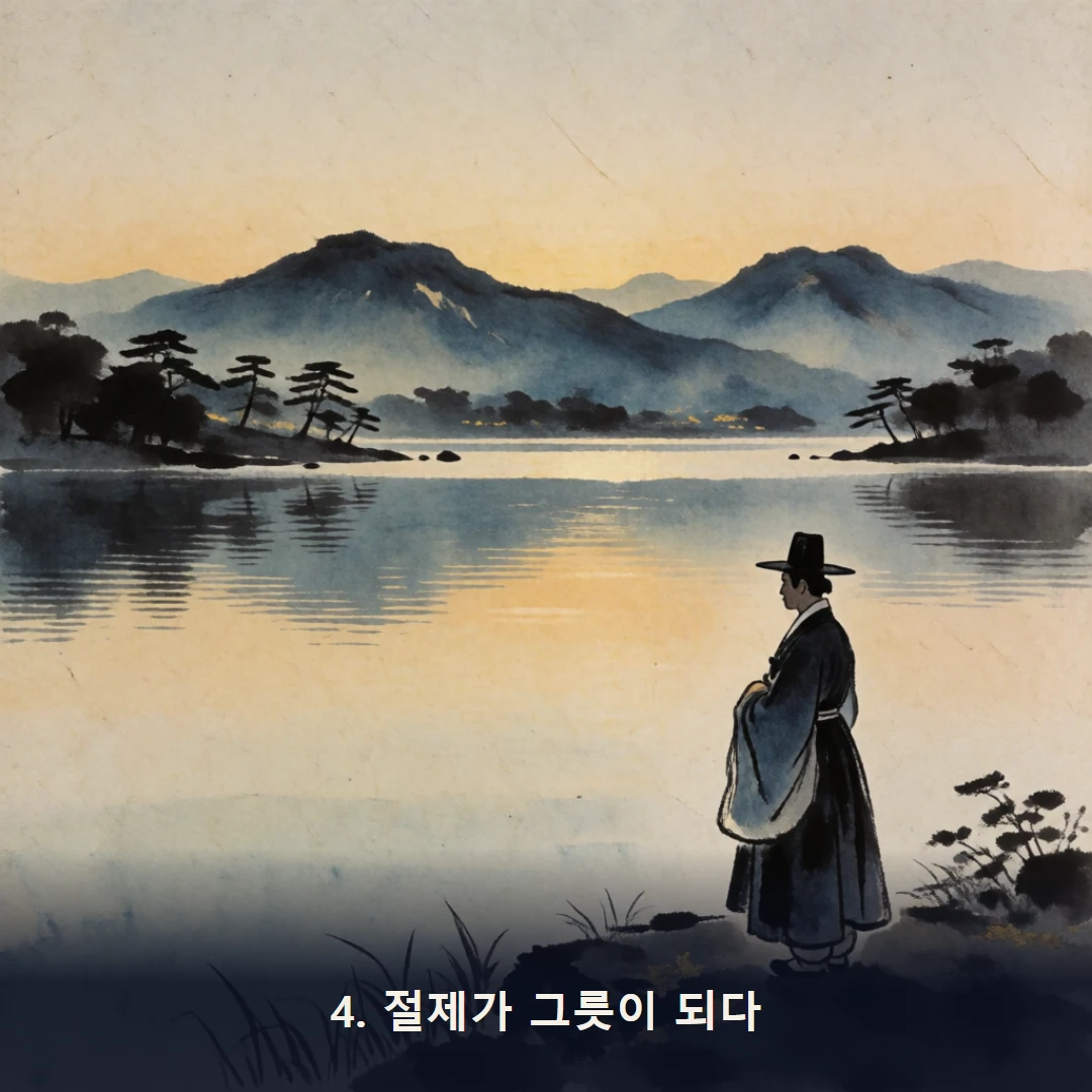웹툰 4컷 — 4. 절제가 그릇이 되다