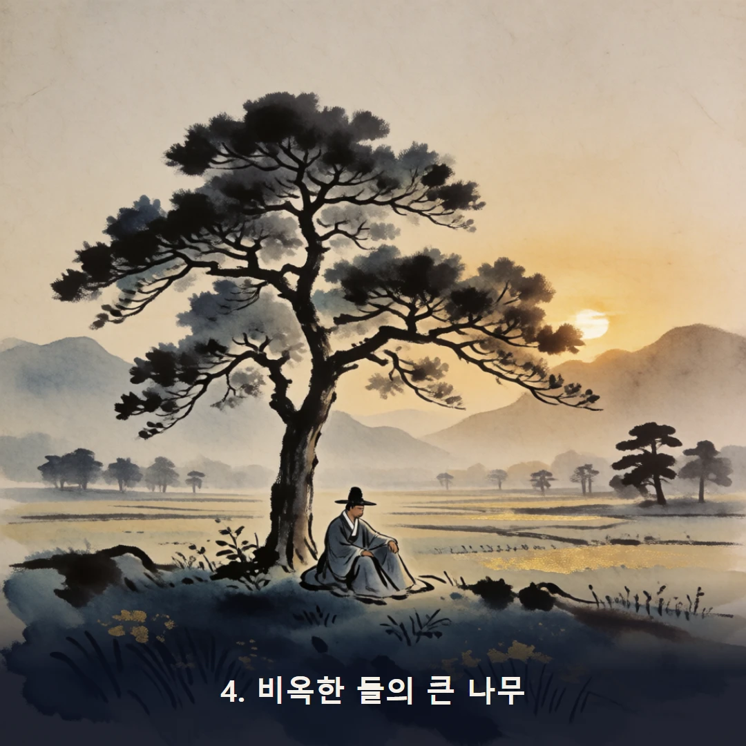 웹툰 4컷 — 4. 비옥한 들의 큰 나무