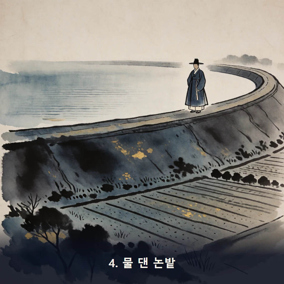웹툰 4컷 — 4. 물 댄 논밭