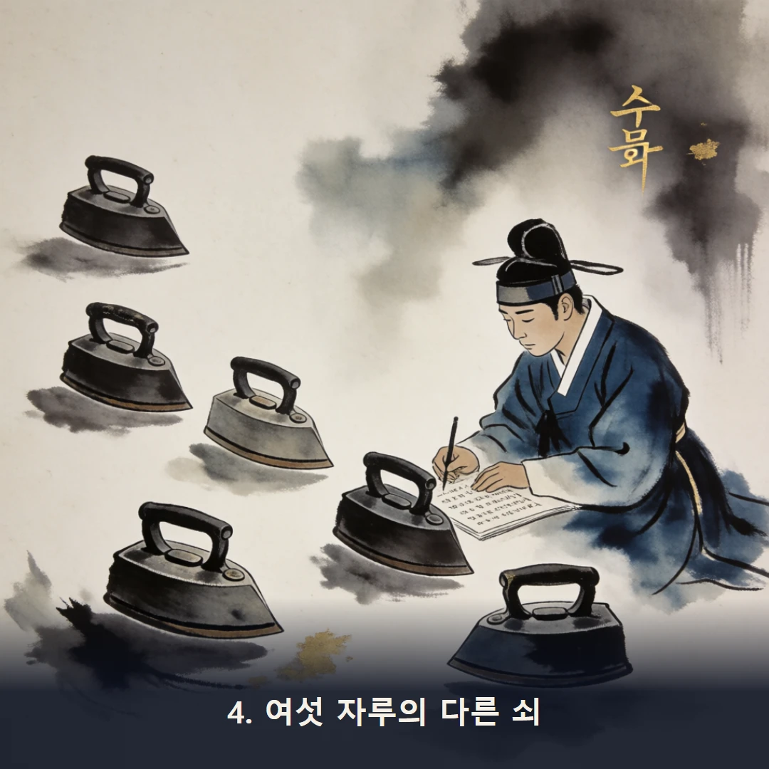 웹툰 4컷 — 4. 여섯 자루의 다른 쇠