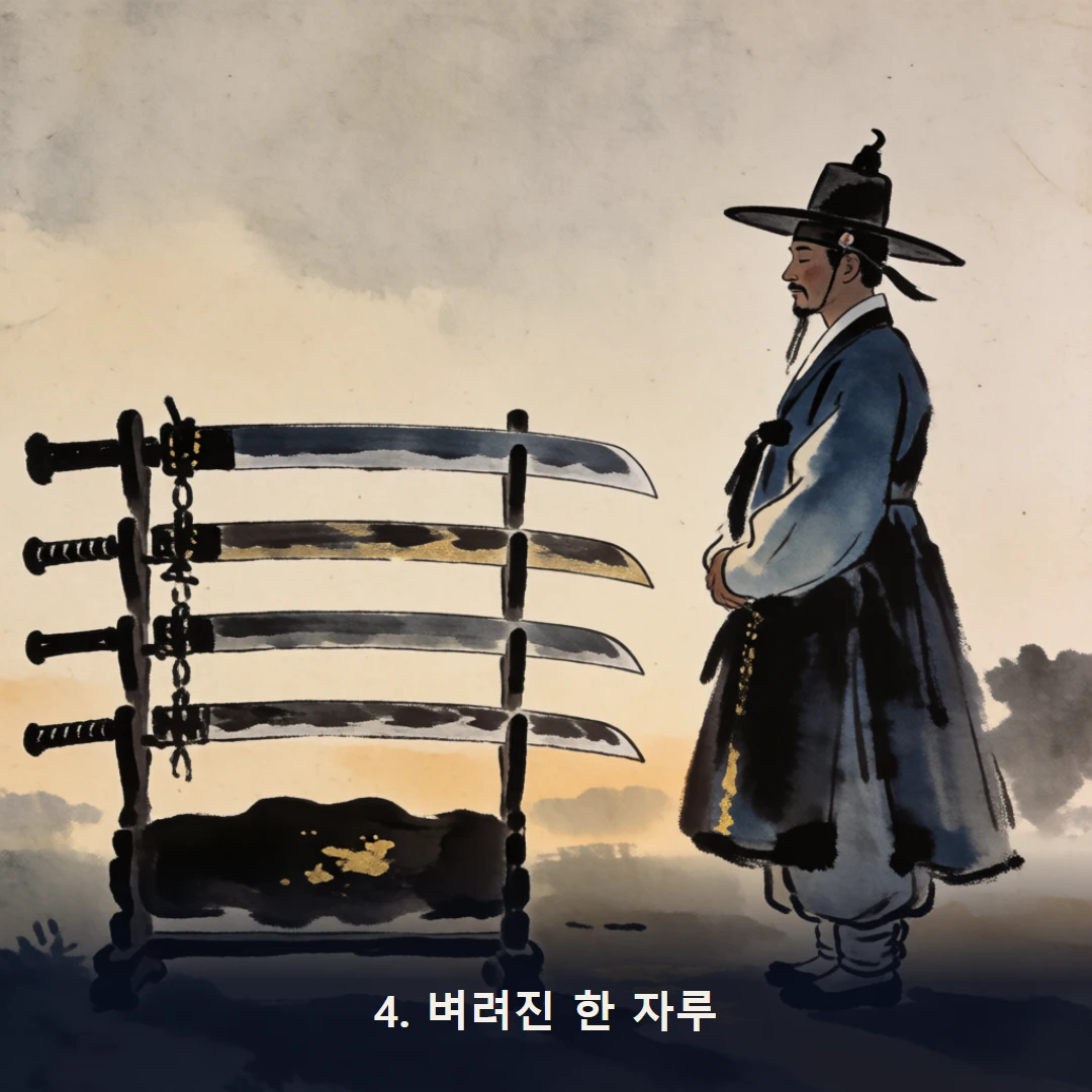 웹툰 4컷 — 4. 벼려진 한 자루