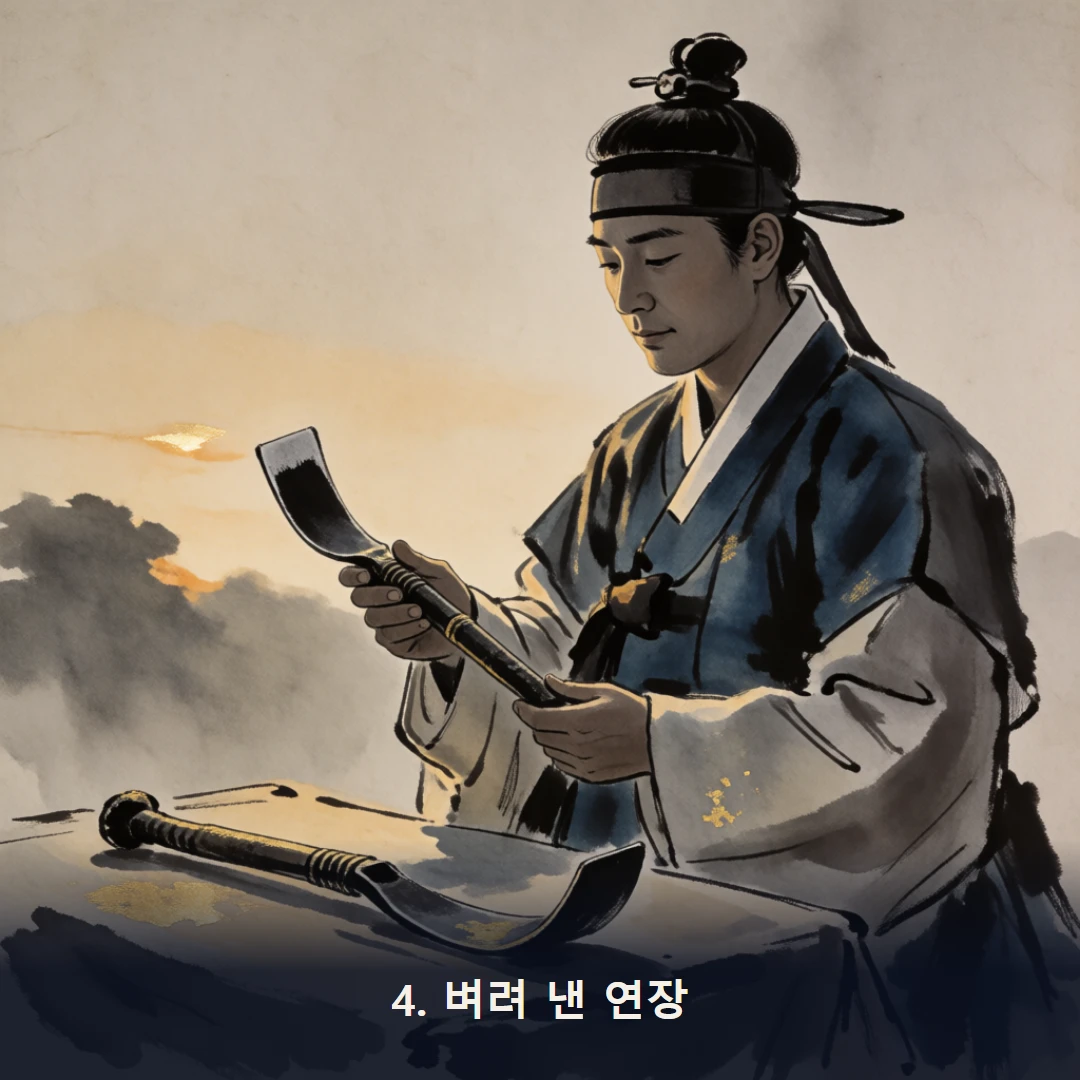 웹툰 4컷 — 4. 벼려 낸 연장
