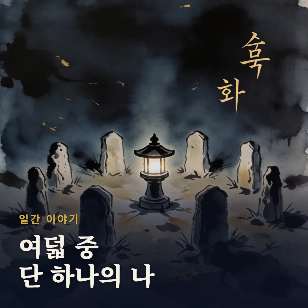 일간 이야기 표지 — 여덟 중 단 하나의 나