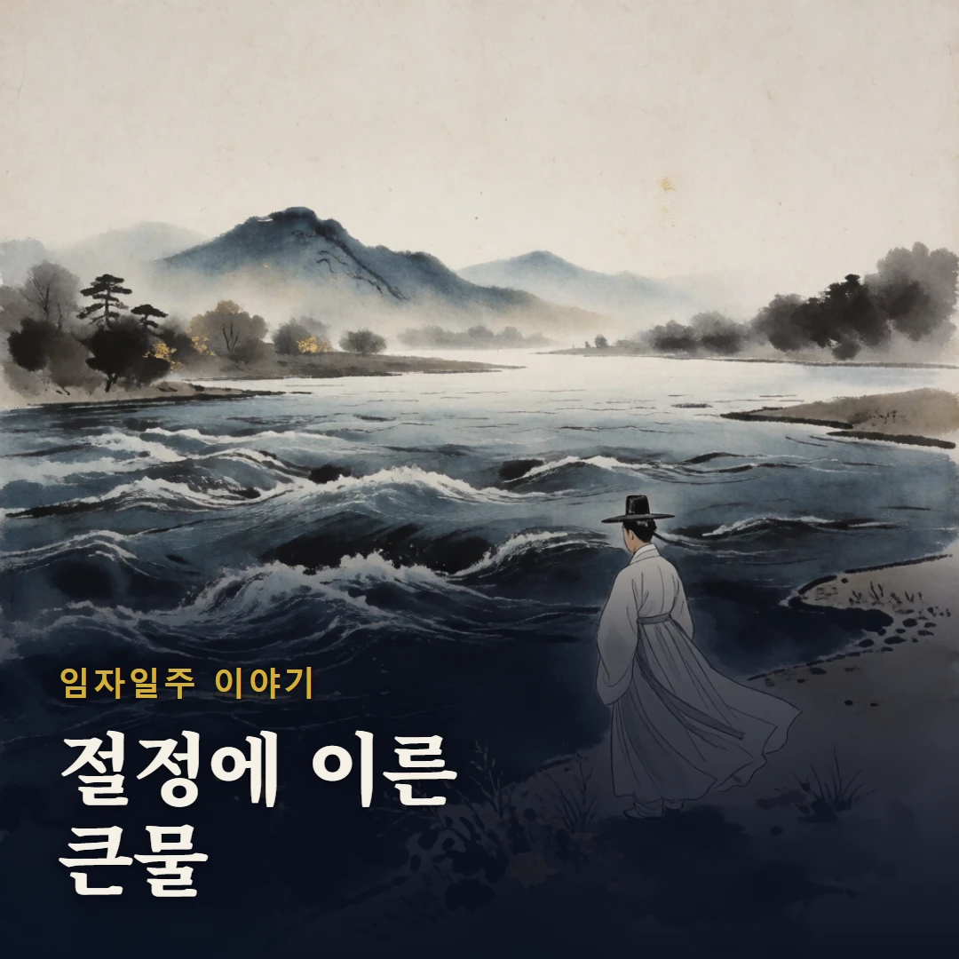임자일주 이야기 표지 — 절정에 이른 큰물