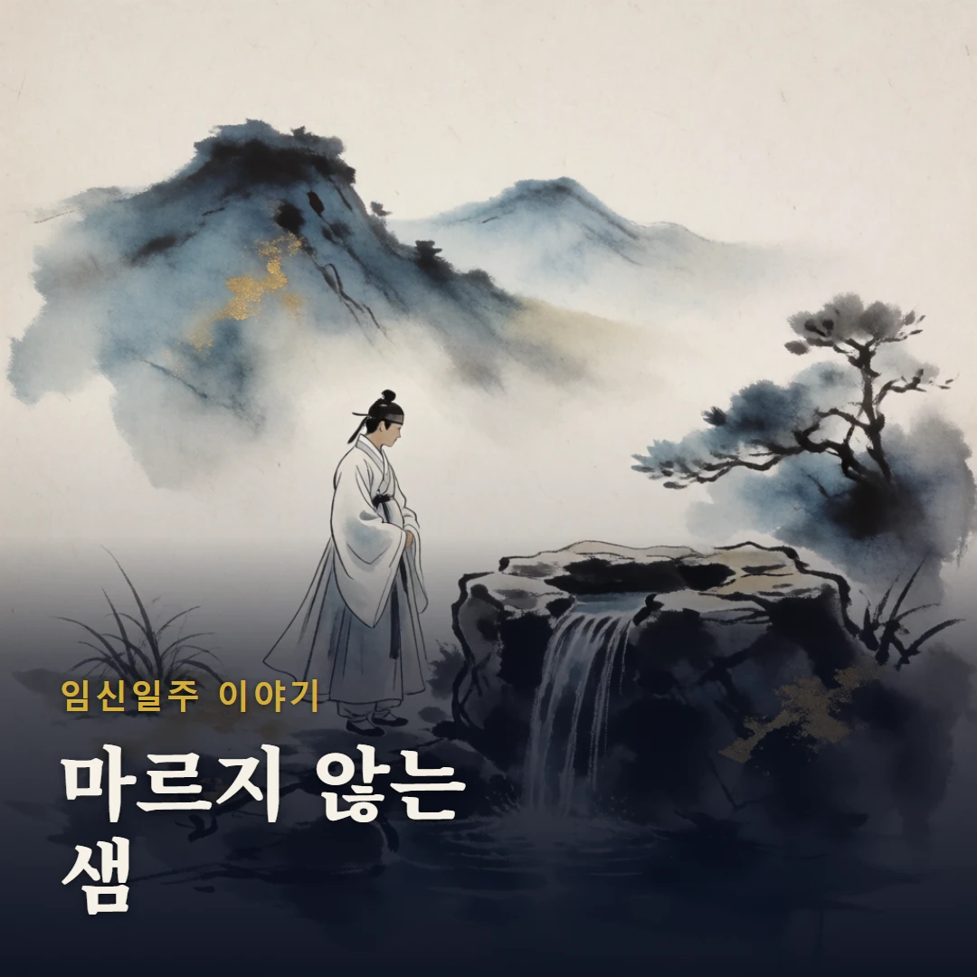 임신일주 이야기 표지 — 마르지 않는 샘