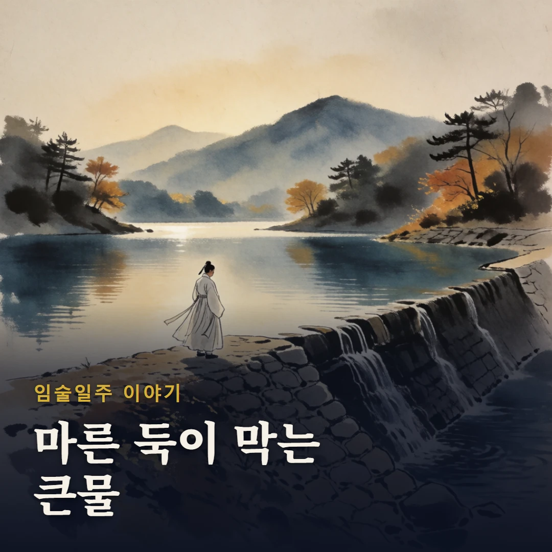임술일주 이야기 표지 — 마른 둑이 막는 큰물
