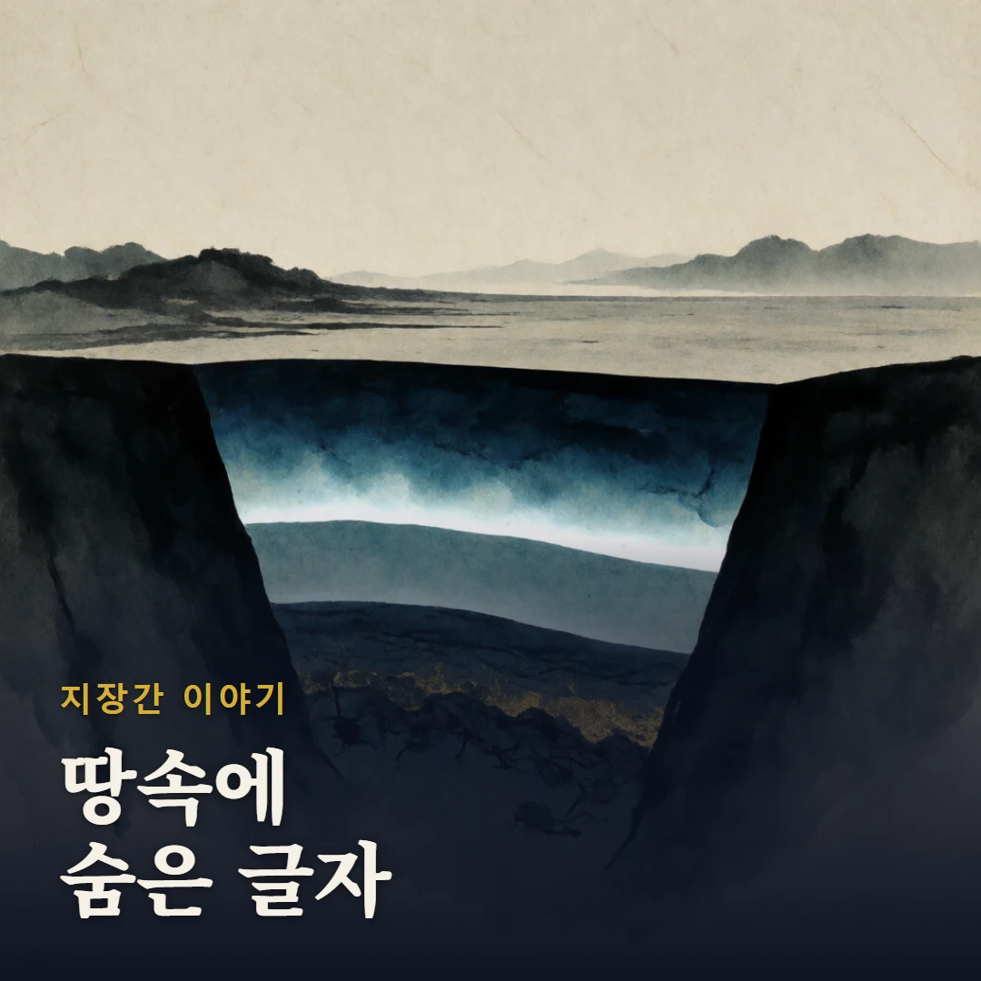 지장간 이야기 표지 — 땅속에 숨은 글자