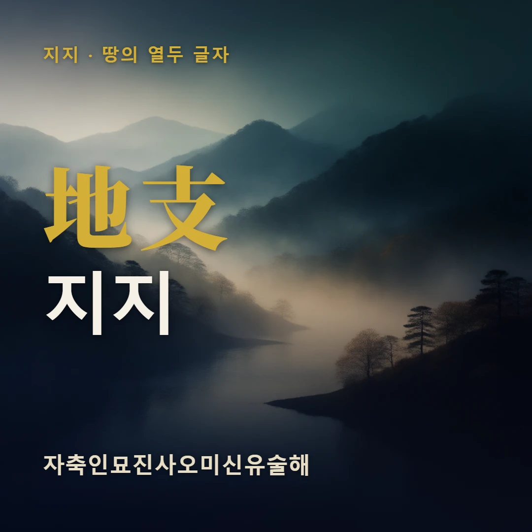 지지 표지 — 자축인묘진사오미신유술해