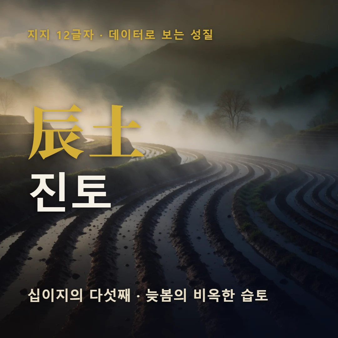 진토 표지 — 십이지의 다섯째 · 늦봄의 비옥한 습토