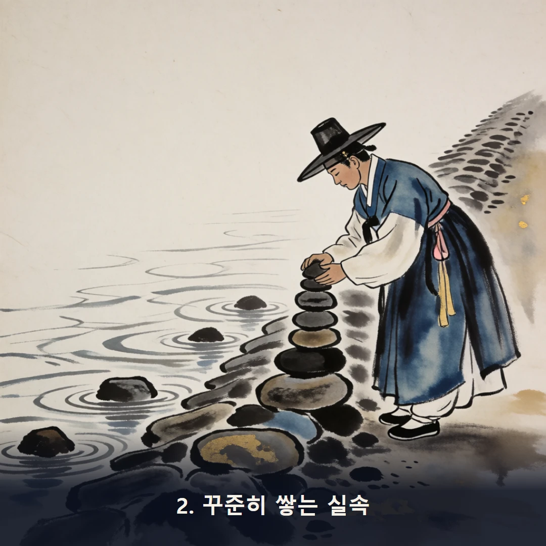 웹툰 2컷 — 2. 꾸준히 쌓는 실속