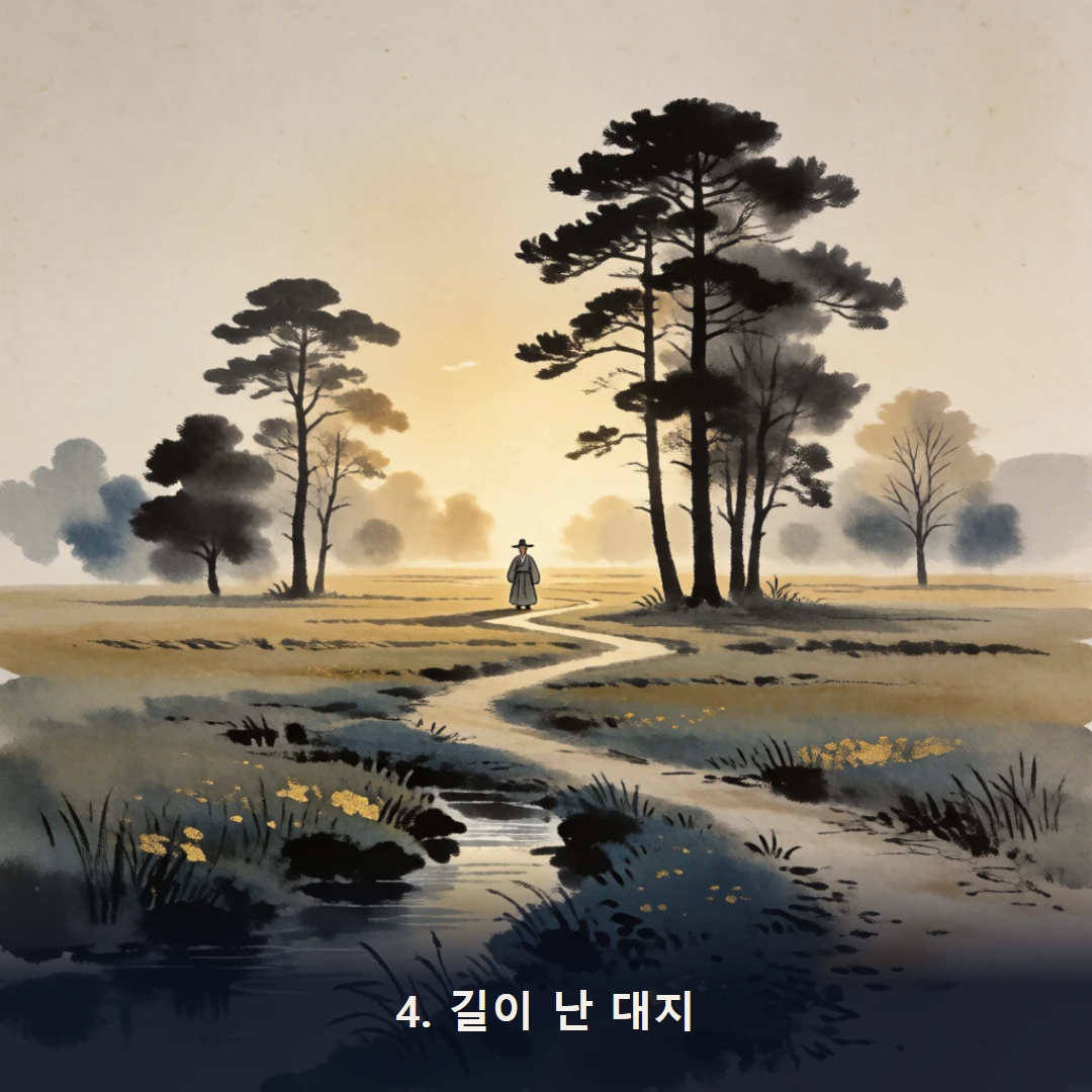 웹툰 4컷 — 4. 길이 난 대지