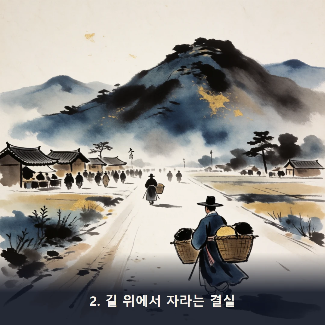웹툰 2컷 — 2. 길 위에서 자라는 결실