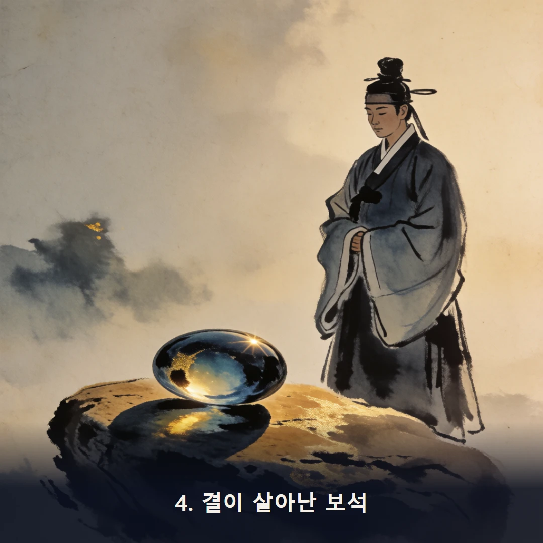 웹툰 4컷 — 4. 결이 살아난 보석