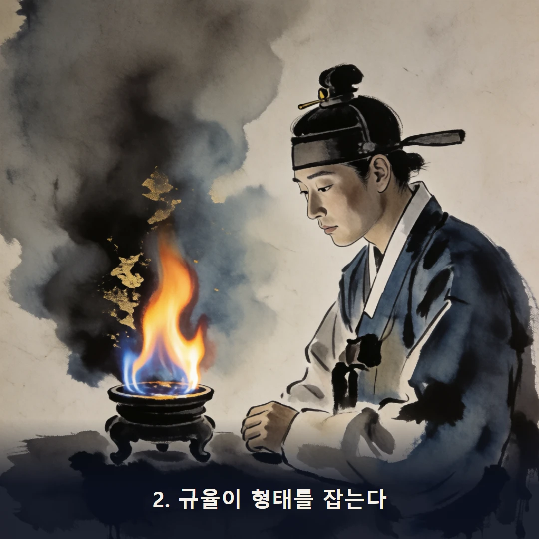 웹툰 2컷 — 2. 규율이 형태를 잡는다
