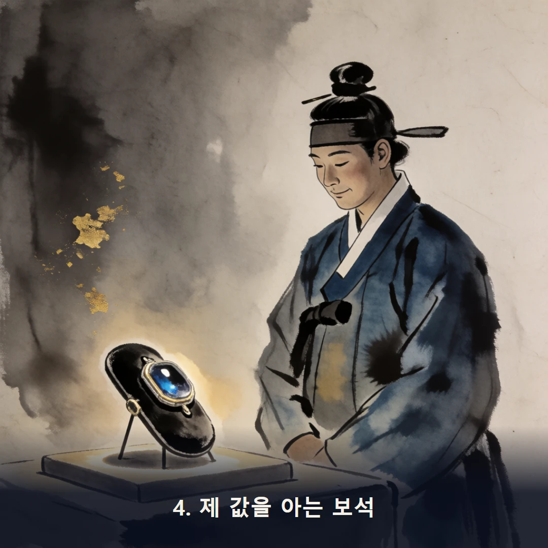 웹툰 4컷 — 4. 제 값을 아는 보석